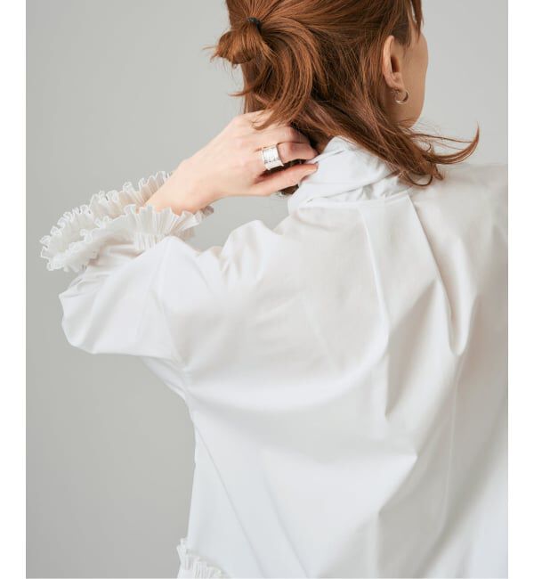 VERMEIL par iena「《予約》プリーツボウタイブラウス」|シャツ・ブラウス|