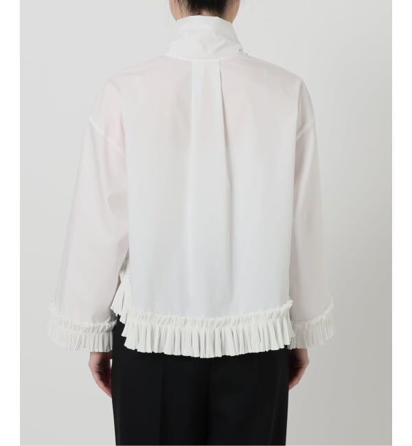 VERMEIL par iena「《予約》プリーツボウタイブラウス」|シャツ・ブラウス|