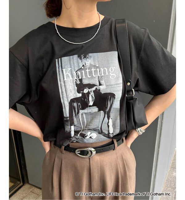 SLOBE IENA「《WEB限定/追加予約》GOOD ROCK SPEED SLOBE別注 LIFE PC PHOTO TEE1」|Tシャツ・カットソー|