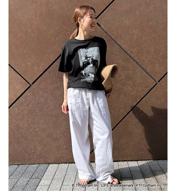 SLOBE IENA「《WEB限定/追加予約》GOOD ROCK SPEED SLOBE別注 LIFE PC PHOTO TEE1」|Tシャツ・カットソー|