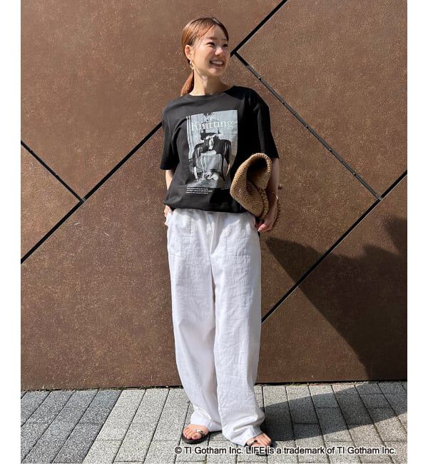 SLOBE IENA「《WEB限定/追加予約》GOOD ROCK SPEED SLOBE別注 LIFE PC PHOTO TEE1」|Tシャツ・カットソー|