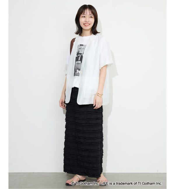 SLOBE IENA「《WEB限定/追加予約》GOOD ROCK SPEED SLOBE別注 LIFE PC PHOTO TEE1」|Tシャツ・カットソー|