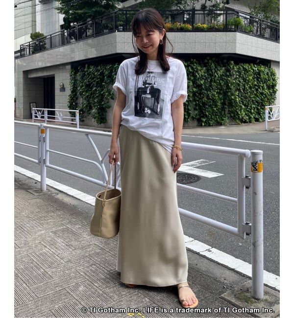 SLOBE IENA「《WEB限定/追加予約》GOOD ROCK SPEED SLOBE別注 LIFE PC PHOTO TEE1」|Tシャツ・カットソー|