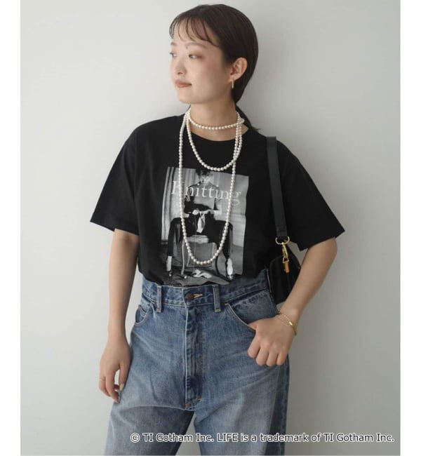 SLOBE IENA「《WEB限定/追加予約》GOOD ROCK SPEED SLOBE別注 LIFE PC PHOTO TEE1」|Tシャツ・カットソー|