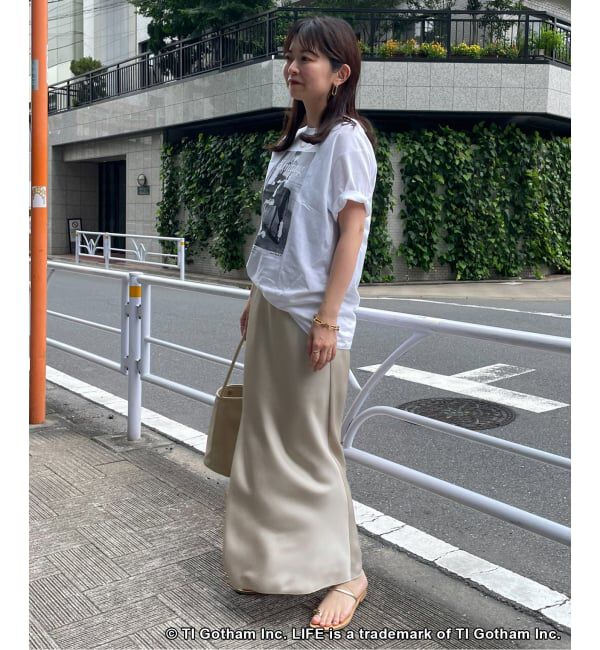 SLOBE IENA「《WEB限定/追加予約》GOOD ROCK SPEED SLOBE別注 LIFE PC PHOTO TEE1」|Tシャツ・カットソー|