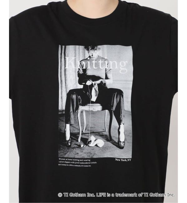 SLOBE IENA「《WEB限定/追加予約》GOOD ROCK SPEED SLOBE別注 LIFE PC PHOTO TEE1」|Tシャツ・カットソー|