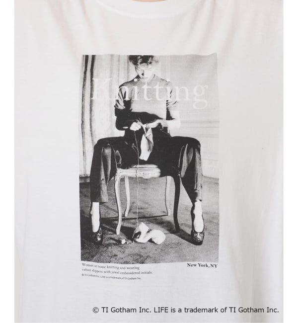 SLOBE IENA「《WEB限定/追加予約》GOOD ROCK SPEED SLOBE別注 LIFE PC PHOTO TEE1」|Tシャツ・カットソー|