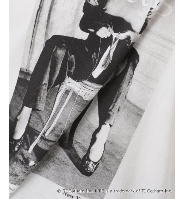 SLOBE IENA「《WEB限定/追加予約》GOOD ROCK SPEED SLOBE別注 LIFE PC PHOTO TEE1」|Tシャツ・カットソー|