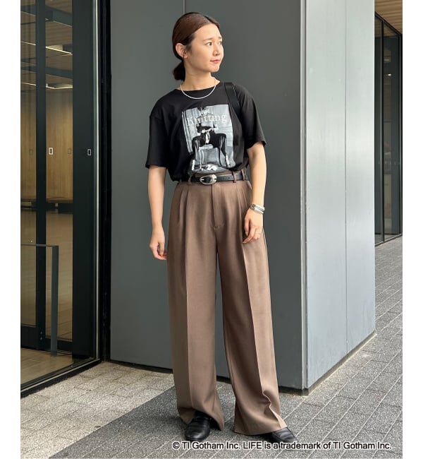 SLOBE IENA「《WEB限定/追加予約》GOOD ROCK SPEED SLOBE別注 LIFE PC PHOTO TEE1」|Tシャツ・カットソー|