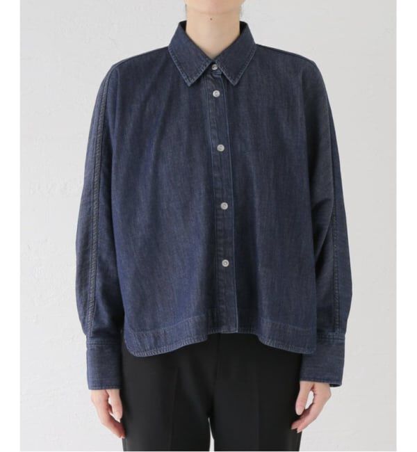 VERMEIL par iena「《追加予約》デニムフォルムシャツ」|シャツ・ブラウス|