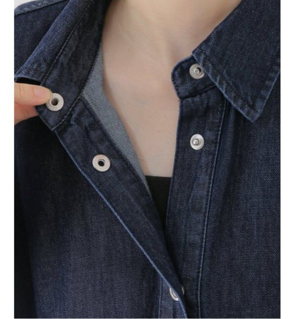 VERMEIL par iena「《追加予約》デニムフォルムシャツ」|シャツ・ブラウス|