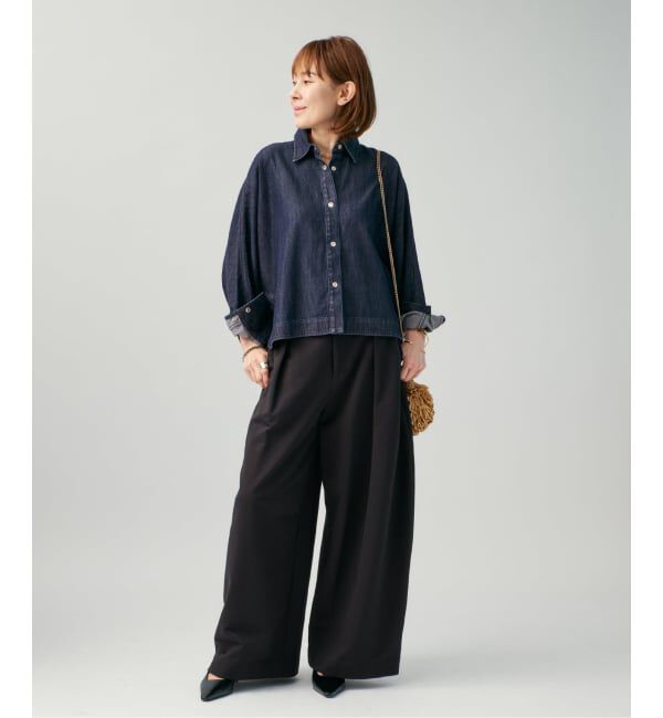 VERMEIL par iena「《追加予約》デニムフォルムシャツ」|シャツ・ブラウス|