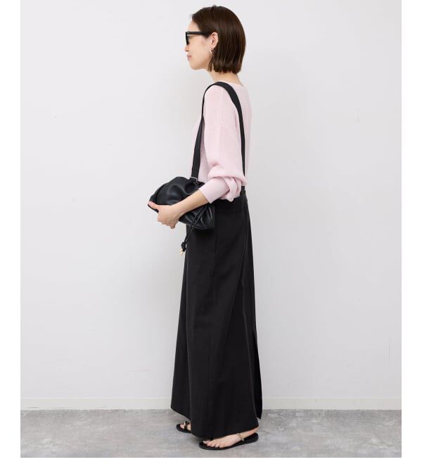 SLOBE IENA「《WEB限定/予約》アイラインフロントジップジャンパースカート」|ワンピース|