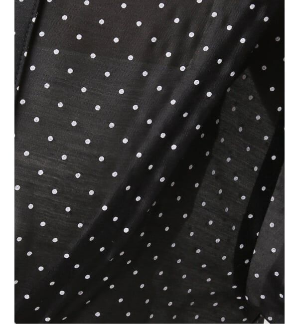 SLOBE IENA「《予約》ドットピンタックバルーンスリーブブラウス」|シャツ・ブラウス|