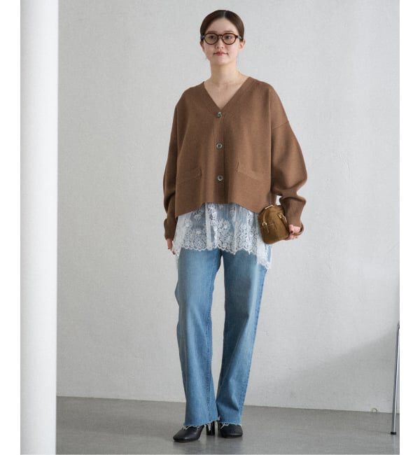 IENA「《追加2予約》Heriter/エリテ リバーレースキャミソール」|シャツ・ブラウス|