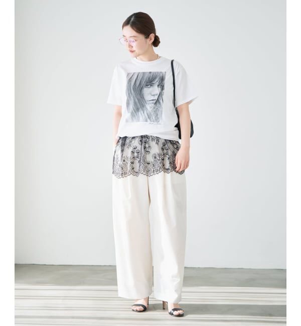 IENA「《追加2予約》Heriter/エリテ リバーレースキャミソール」|シャツ・ブラウス|