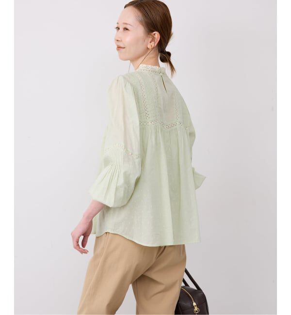 SLOBE IENA「《予約》マニーレースブラウス」|シャツ・ブラウス|