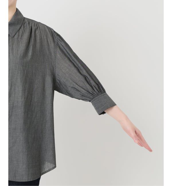 SLOBE IENA「《予約》2.3ozデニムシャツブラウス」|シャツ・ブラウス|