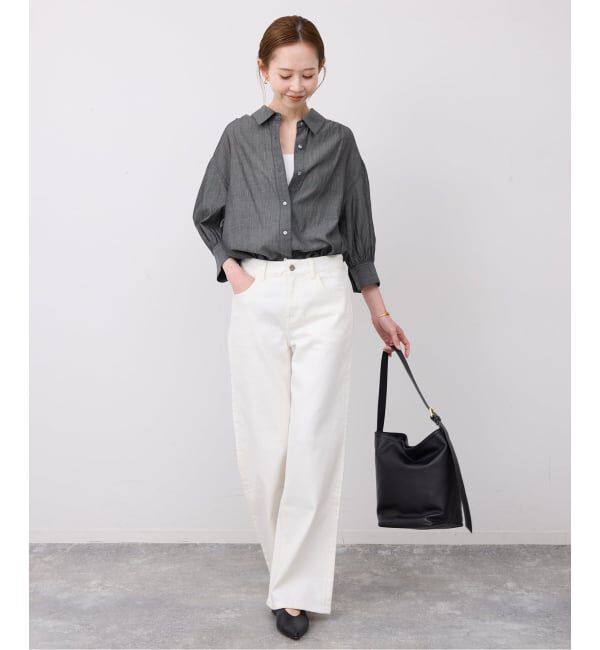 SLOBE IENA「《予約》2.3ozデニムシャツブラウス」|シャツ・ブラウス|