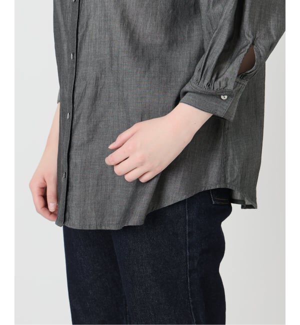 SLOBE IENA「《予約》2.3ozデニムシャツブラウス」|シャツ・ブラウス|