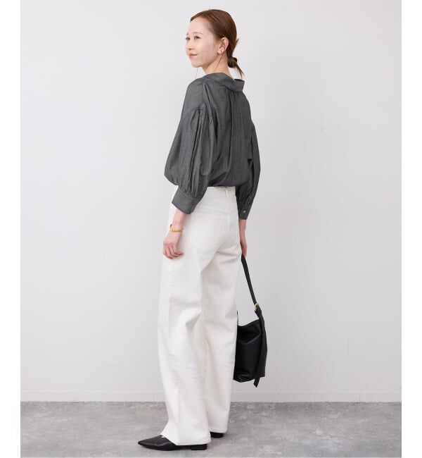 SLOBE IENA「《予約》2.3ozデニムシャツブラウス」|シャツ・ブラウス|