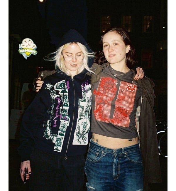 PULP「UK ARTIST PROJECT【LEOMI】FLOWERS HOODIE」|パーカー|