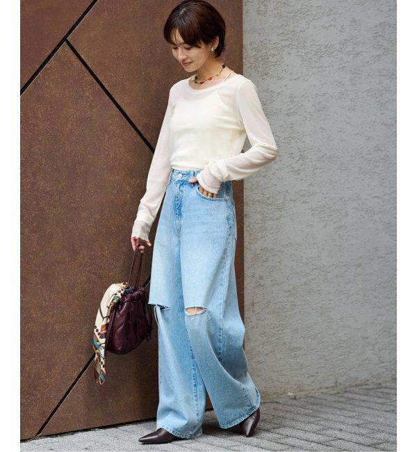 JOURNAL STANDARD relume「《追加/2枚セット》3WAYチュールレイヤードTシャツ」|Tシャツ・カットソー|