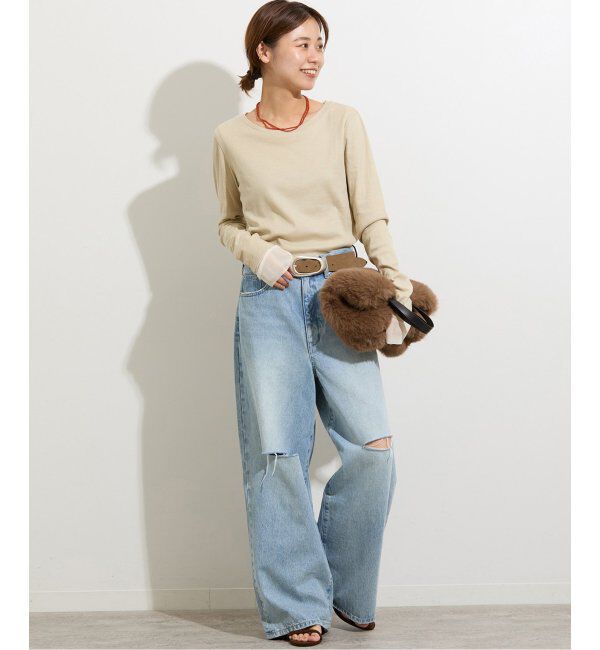 JOURNAL STANDARD relume「《追加2/2枚セット》3WAYチュールレイヤード T」|Tシャツ・カットソー|