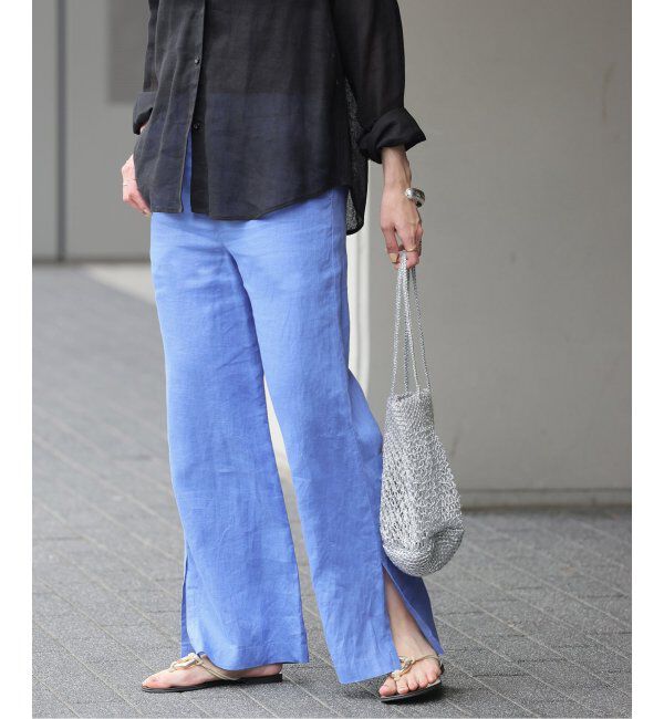 JOURNAL STANDARD relume「《追加2》麻スリットイージーパンツ」|その他|