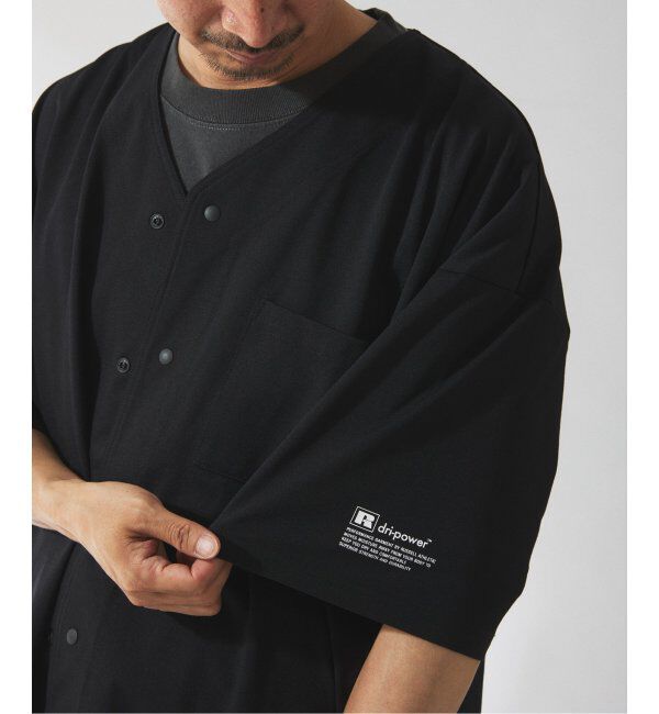 JOURNAL STANDARD relume「吸水速乾 RUSSELL ATHLETIC 別注 Dri-Power(R) ベースボールシャツ」|シャツ・ブラウス|