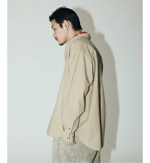 J.S.Homestead「J.S.Homestead / バンド カラー P/O シャツ」|シャツ・ブラウス|