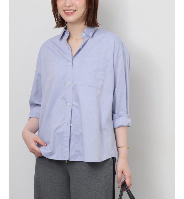 JOURNAL STANDARD relume「《追加》オーバーサイズオックスフォードシャツ」|シャツ・ブラウス|ブルー B