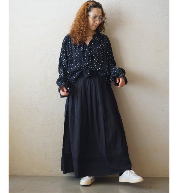 journal standard luxe「Cu/Rローン フリルパフブラウス」|シャツ・ブラウス|