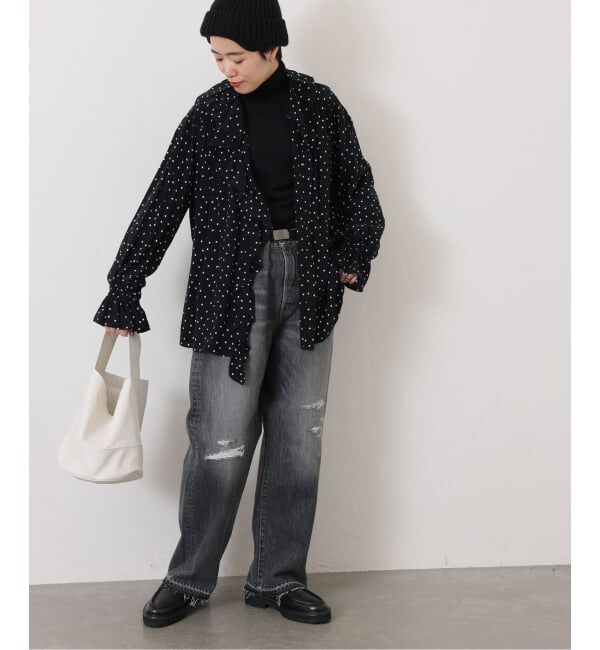 journal standard luxe「Cu/Rローン フリルパフブラウス」|シャツ・ブラウス|