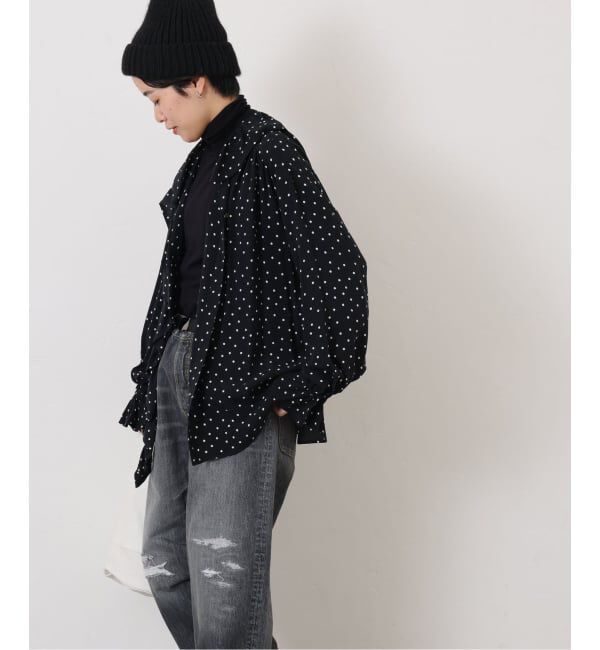 journal standard luxe「Cu/Rローン フリルパフブラウス」|シャツ・ブラウス|