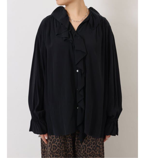 journal standard luxe「Cu/Rローン フリルパフブラウス」|シャツ・ブラウス|