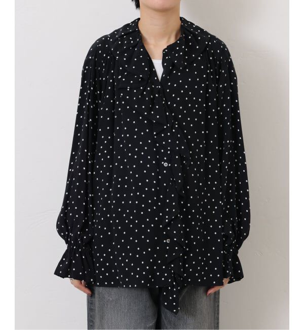 journal standard luxe「Cu/Rローン フリルパフブラウス」|シャツ・ブラウス|