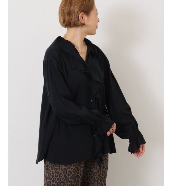 journal standard luxe「Cu/Rローン フリルパフブラウス」|シャツ・ブラウス|