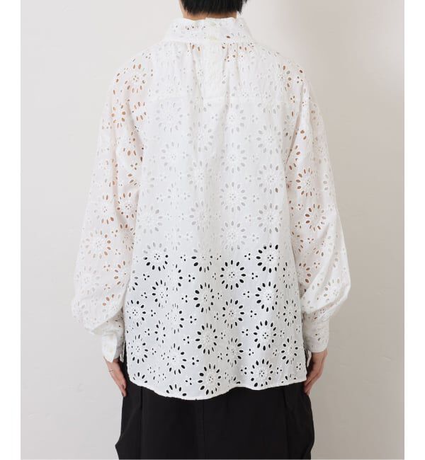 journal standard luxe「ローンレース ハイネックパフブラウス」|シャツ・ブラウス|