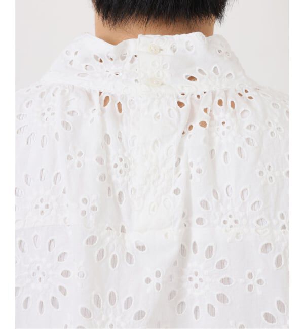 journal standard luxe「ローンレース ハイネックパフブラウス」|シャツ・ブラウス|