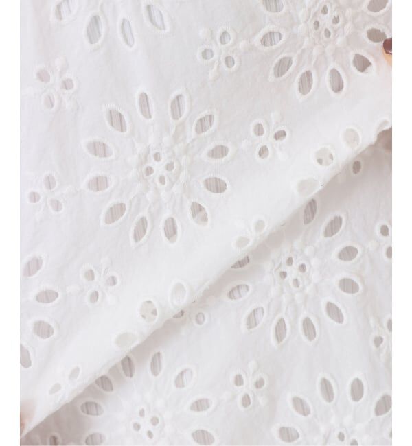 journal standard luxe「ローンレース ハイネックパフブラウス」|シャツ・ブラウス|