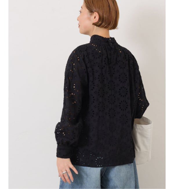 journal standard luxe「ローンレース ハイネックパフブラウス」|シャツ・ブラウス|