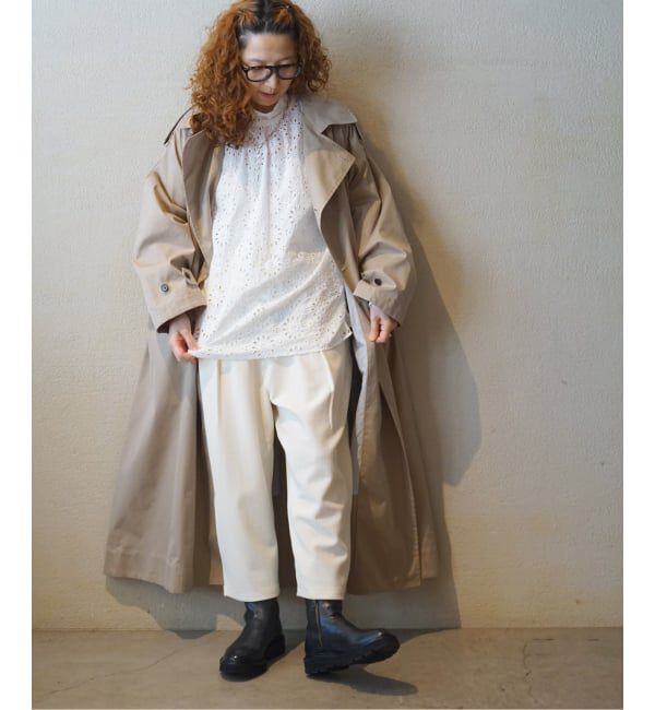 journal standard luxe「ローンレース ハイネックパフブラウス」|シャツ・ブラウス|