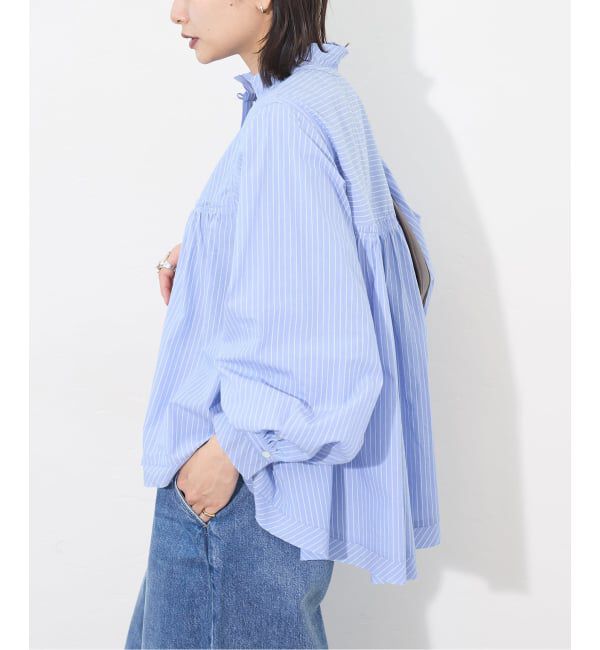 JOURNAL STANDARD「コードストライプ Aライン ブラウス」|シャツ・ブラウス|