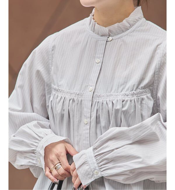 JOURNAL STANDARD「コードストライプ Aライン ブラウス」|シャツ・ブラウス|