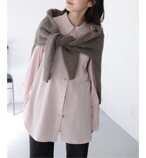 JOURNAL STANDARD relume「Dyedツイルオーバーサイズシャツ」|シャツ・ブラウス|