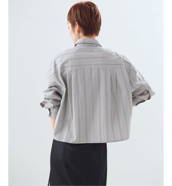 journal standard L'essage「【金子綾さん着用】刺繍ショートシャツ」|シャツ・ブラウス|