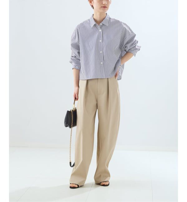 journal standard L'essage「【金子綾さん着用】刺繍ショートシャツ」|シャツ・ブラウス|