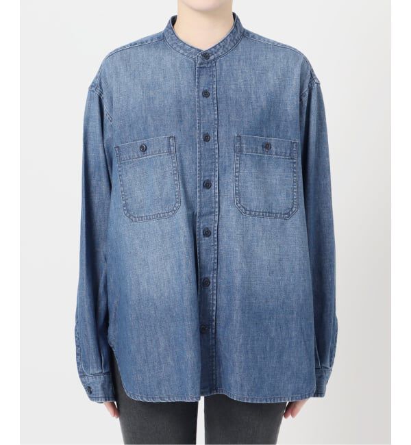 JOURNAL STANDARD relume「デニムバンドカラーシャツ」|シャツ・ブラウス|