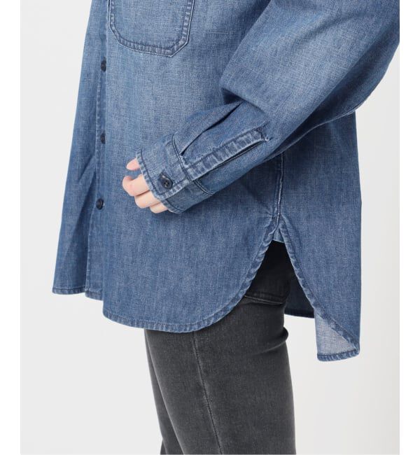 JOURNAL STANDARD relume「デニムバンドカラーシャツ」|シャツ・ブラウス|